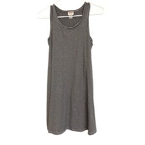 2/$15 Mossimo Supply Co. - Black & White Striped Sleeveless Mini Dress XS